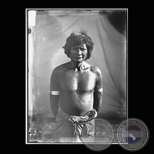 HOMBRE DE LA TRIBU LENGUA - Fotografía de GUIDO BOGGIANI